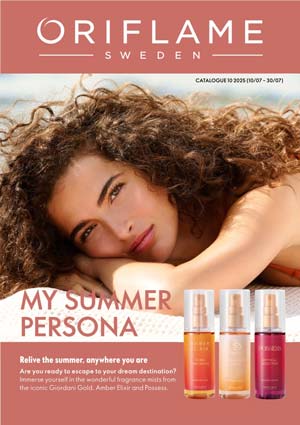 Cover Oriflame Catalogue 10 2025 (10/07 – 30/07 2025)