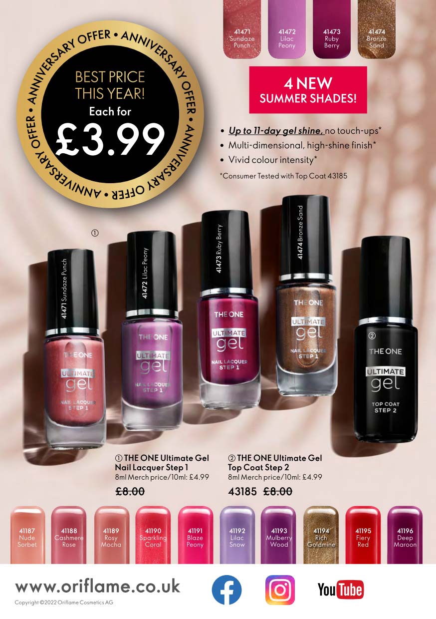 Oriflame The One Designer Nail Lacquer - Nail Polish | Makeup.ie